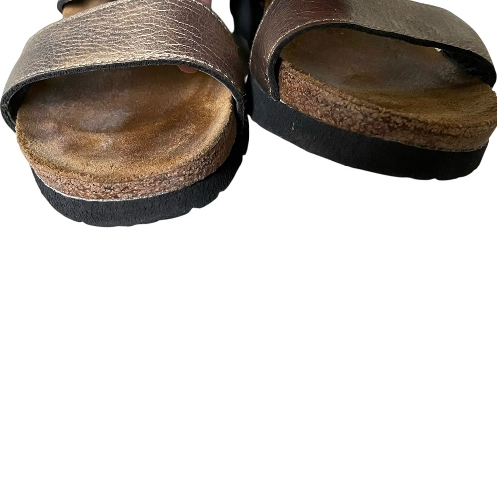 NAOT Ashley Wedge Sandals With Stones Gold 39 - Picture 6 of 9